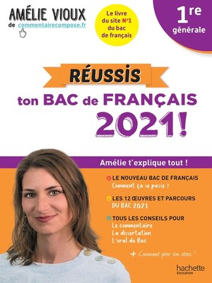 cover image of Amélie Vioux--Réussis ton bac de français 2021--Français 1re